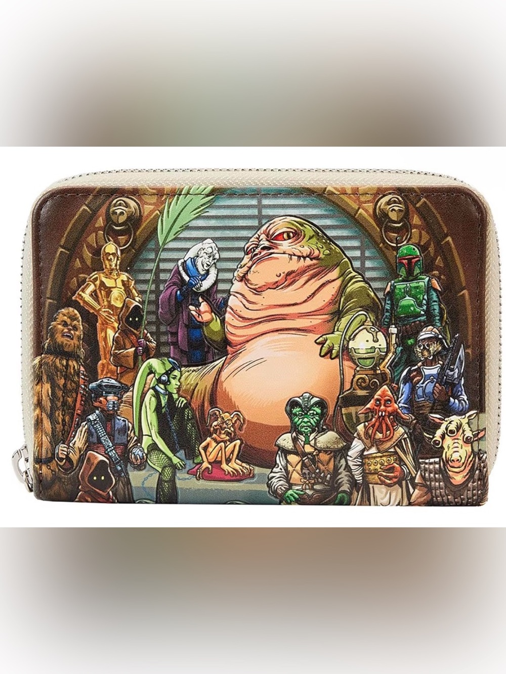 Loungefly Star Wars Return of the Jedi 40th Anniversary Jabbas Palace Zip Wallet